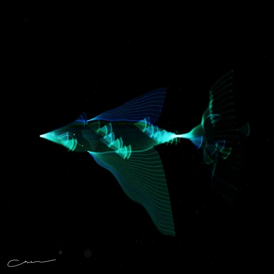 SoulFish #7, capture at mint