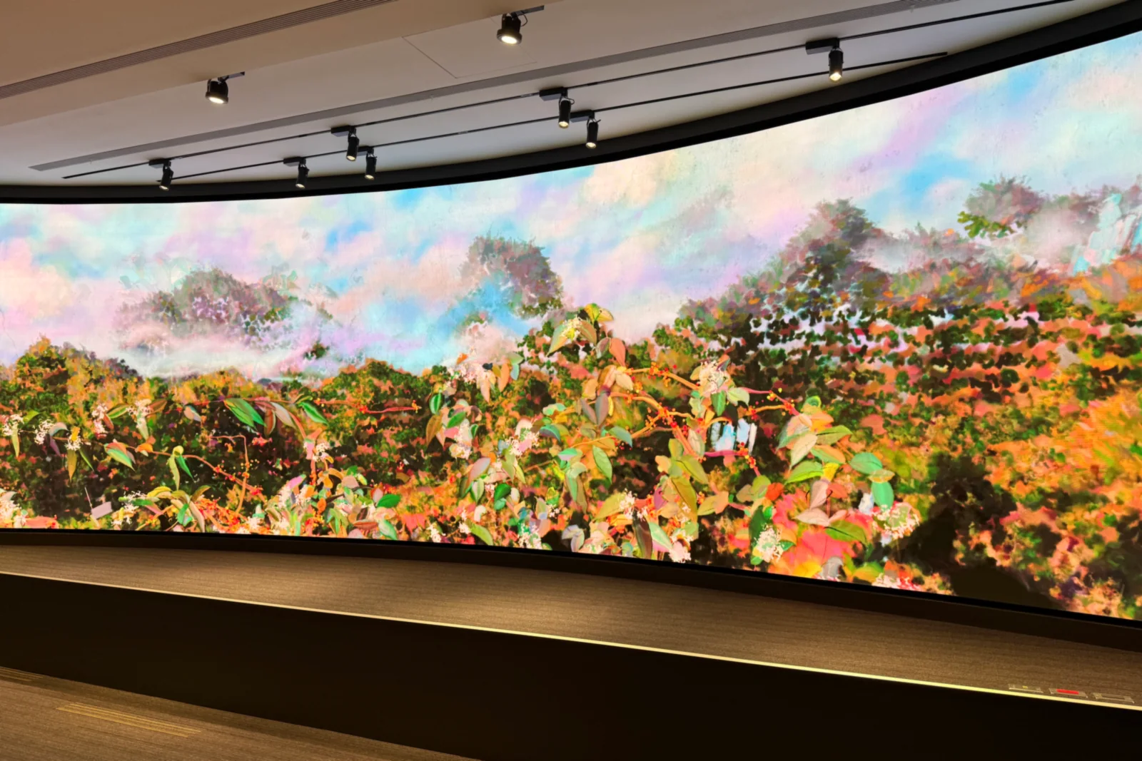 Testing on a large LED wall, 29 April 2025