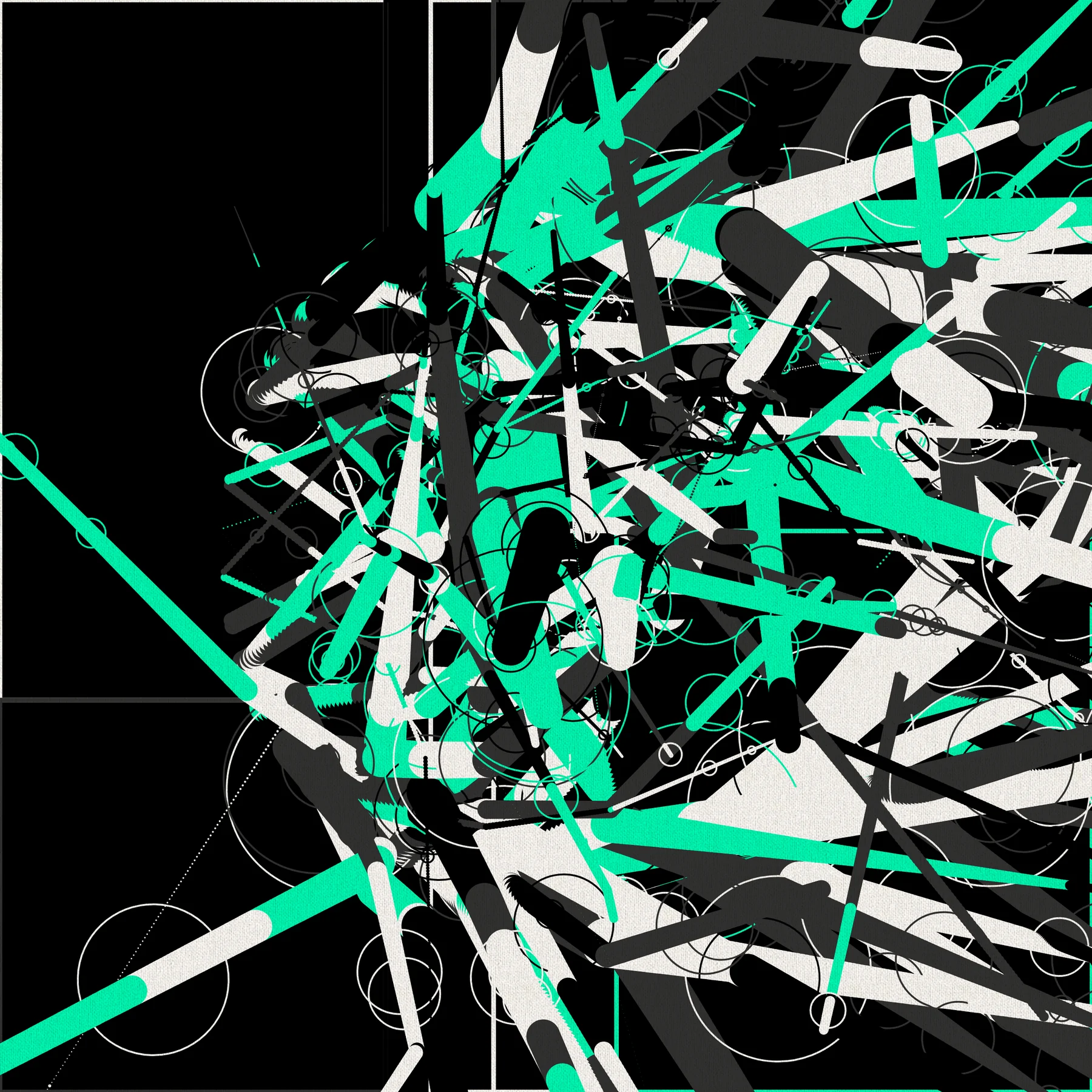 Electriz #17: Mint, wireframe, chaos 0