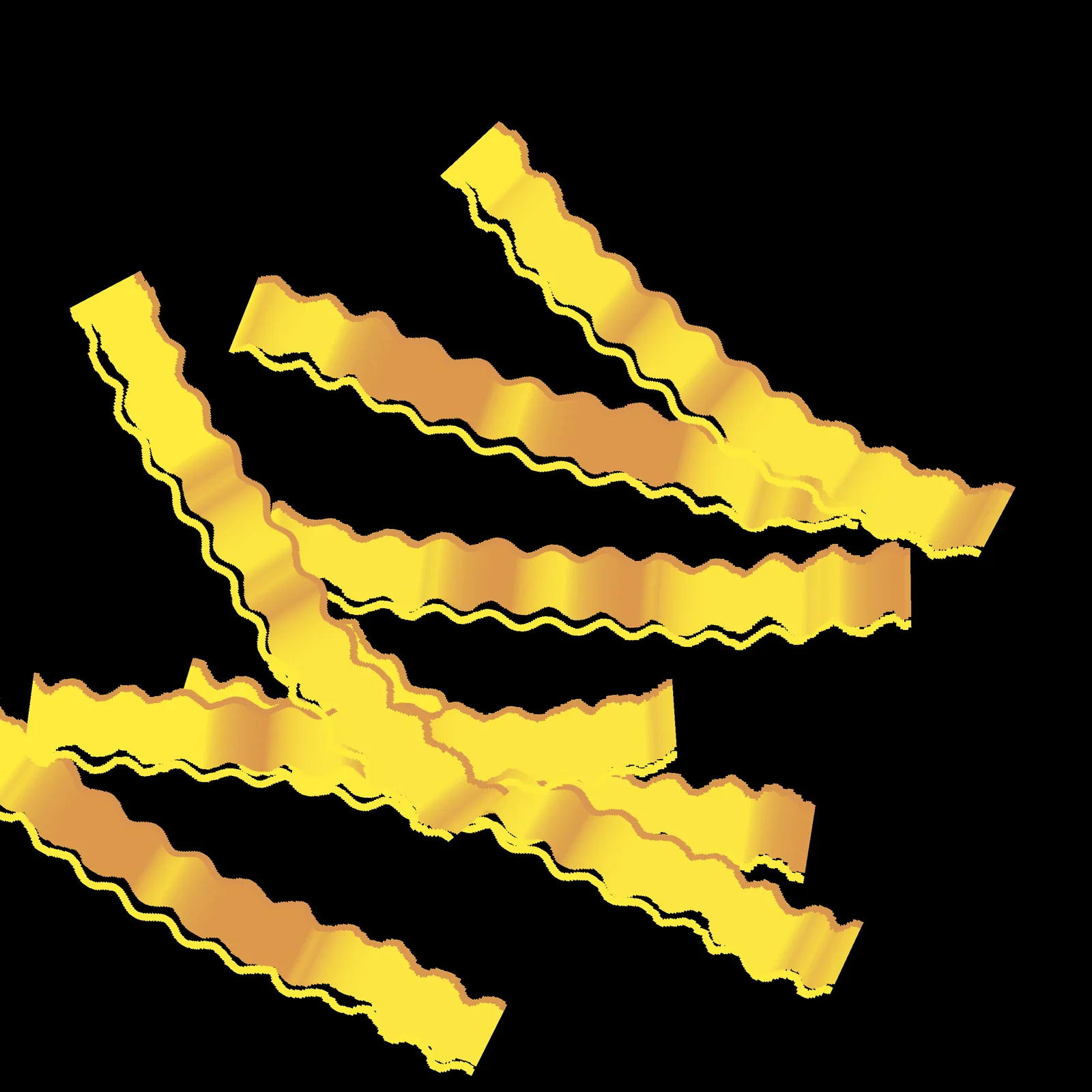 Fries on a plain ground
