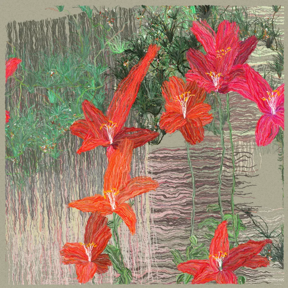 The Soul of Flowers #8, theme Aurora