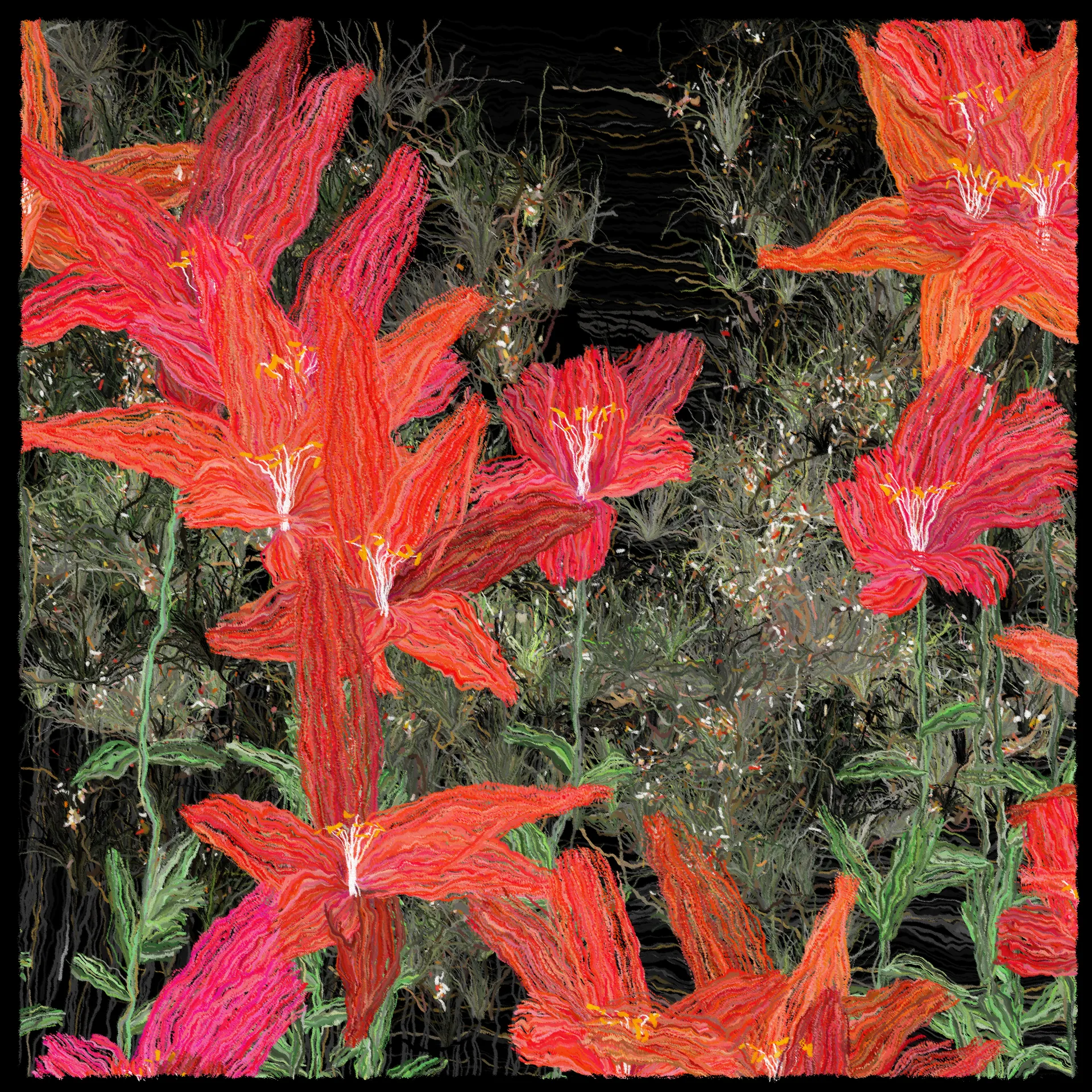 4800 × 4800 edition capture, output in June 2024 for The Digital Art Mile in Basel