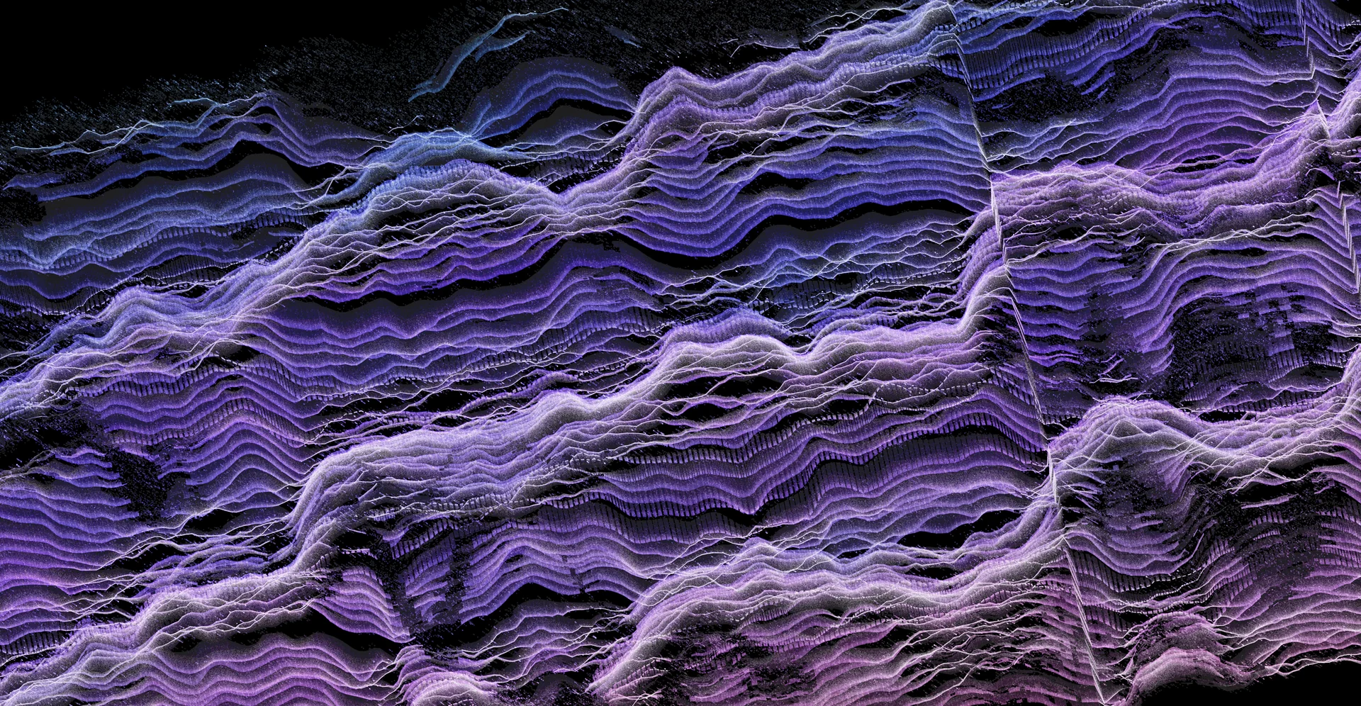 SoulSea: The source of the Tempo House print: a purple sea 10,240 pixels wide