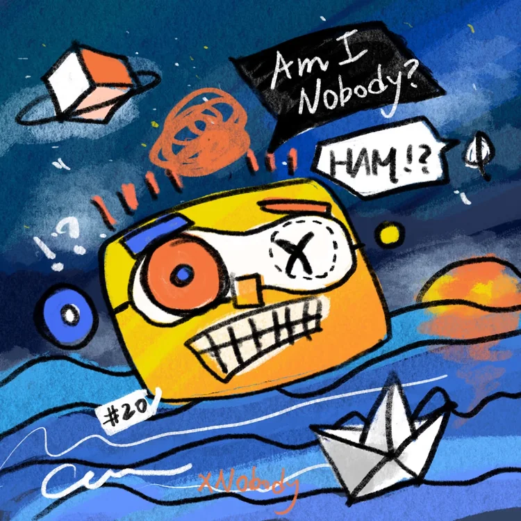 Hand-drawn Craft Ham #20 Am I Nobody?