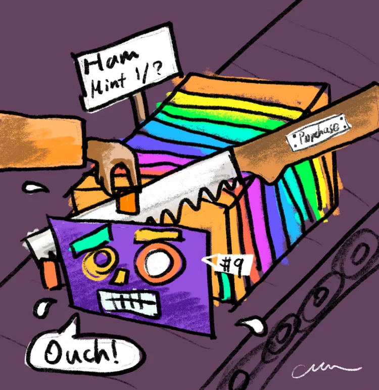 Hand-drawn Craft Ham #9