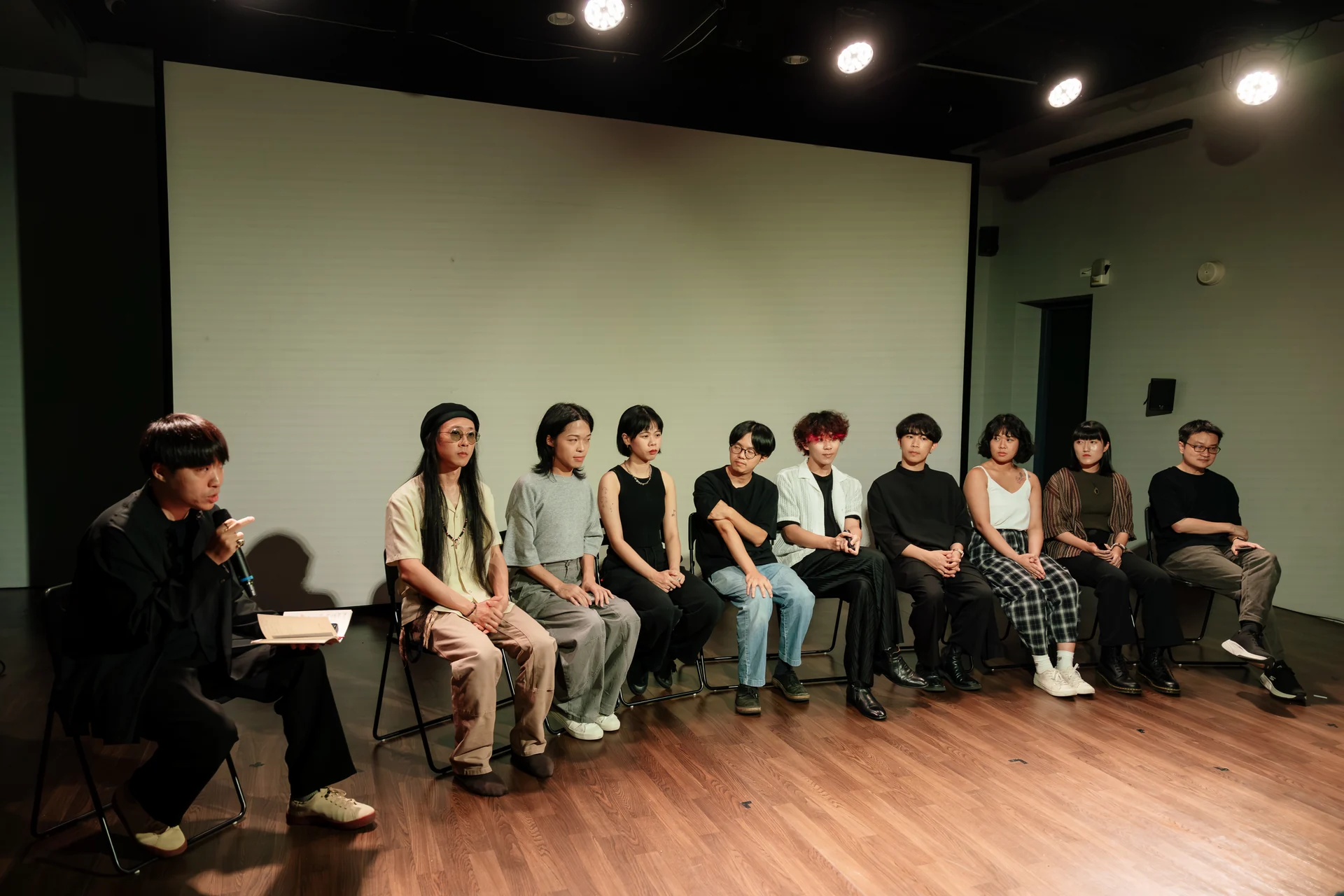 The Last Input premiere: Post-show talk: the ten residency groups and the mentors