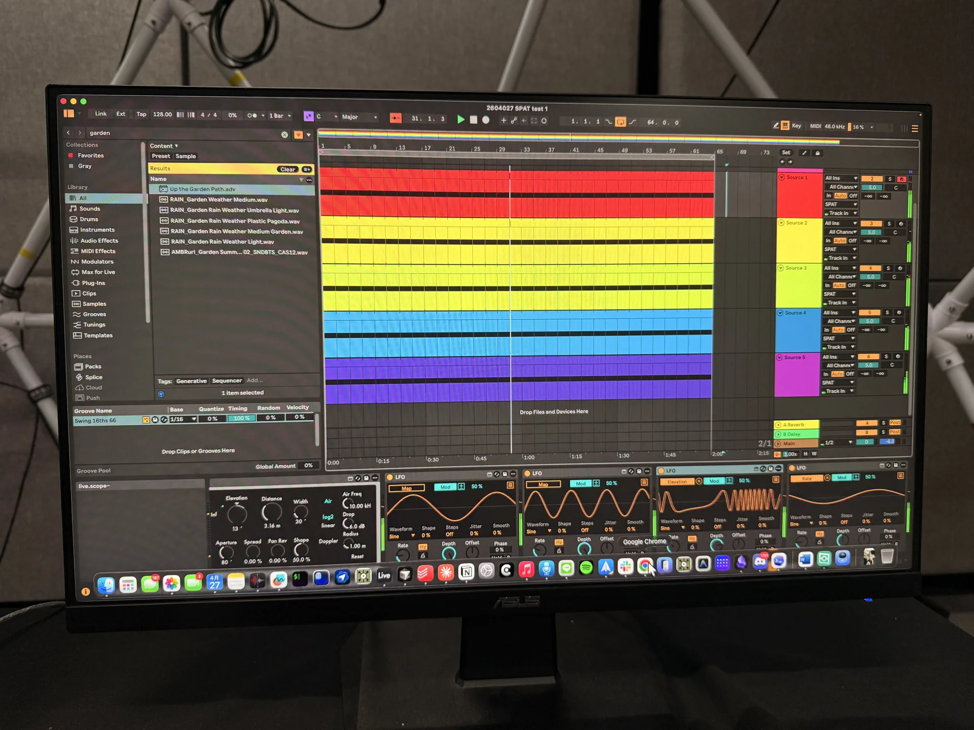 First connection to the spatial sound field