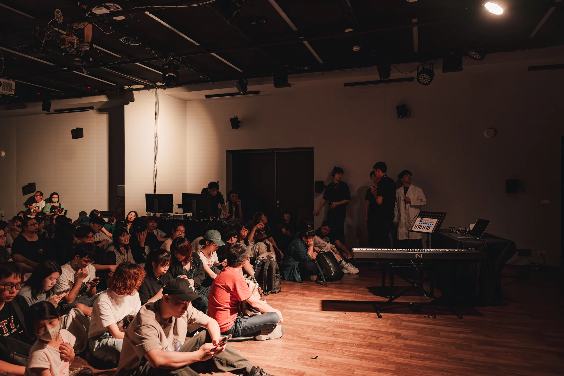 The Last Input premiere: Before the start, the room is full